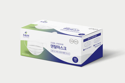 수현테크 덴탈마스크 패키지 디자인 썸네일 이미지