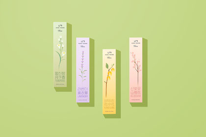 카라영 플로라 인센스 스틱 패키지 제작 썸네일 이미지